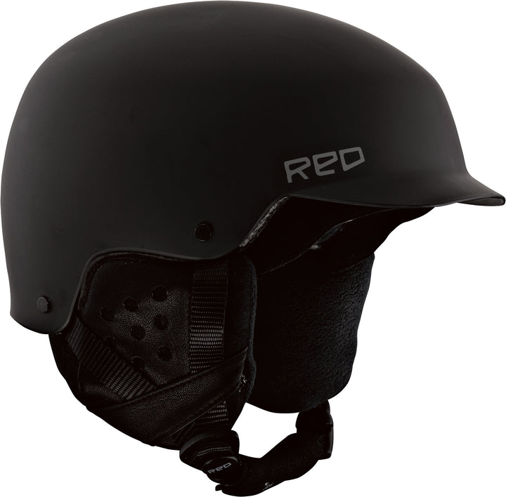 Red Mutiny Helmet Black Front View