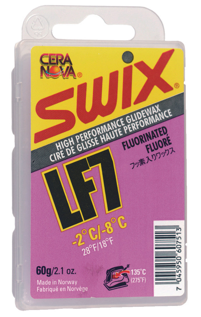 SWIX LF7 Violet 60g Wax None Front View