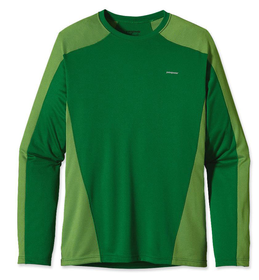 Patagonia Capilene 3 Midweight Crew Shirt Dill Front View