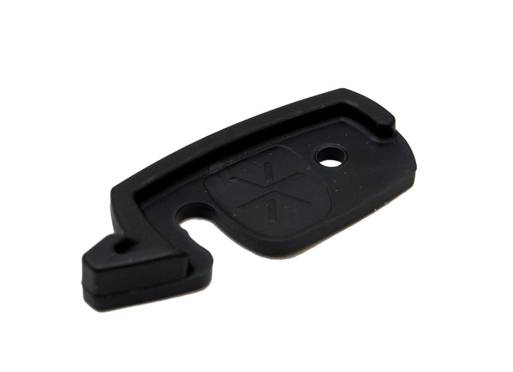 Karakoram Tip and Tail Clips w/ Rivets Silver Front View