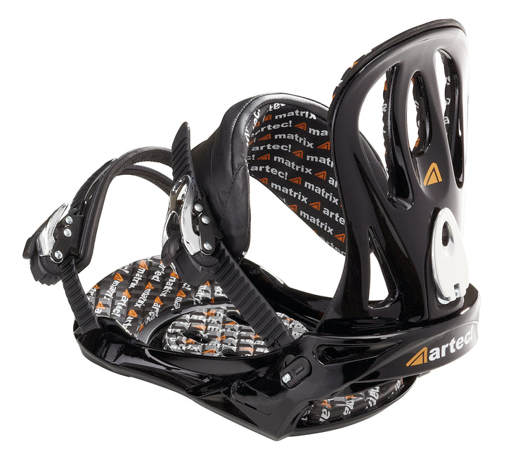 Artec Matrix Snowboard Bindings 2013 Black Back View