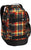 Burton Distortion Backpack Majestic Black Plaid Front View