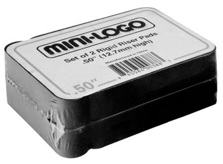 Mini Logo Rigid .50" Riser Pads None Front View