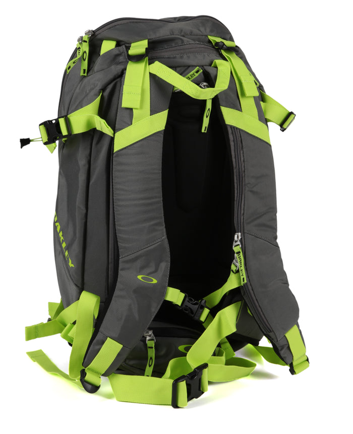 Oakley Snowmad 30 Backpack Sheet Metal Back View
