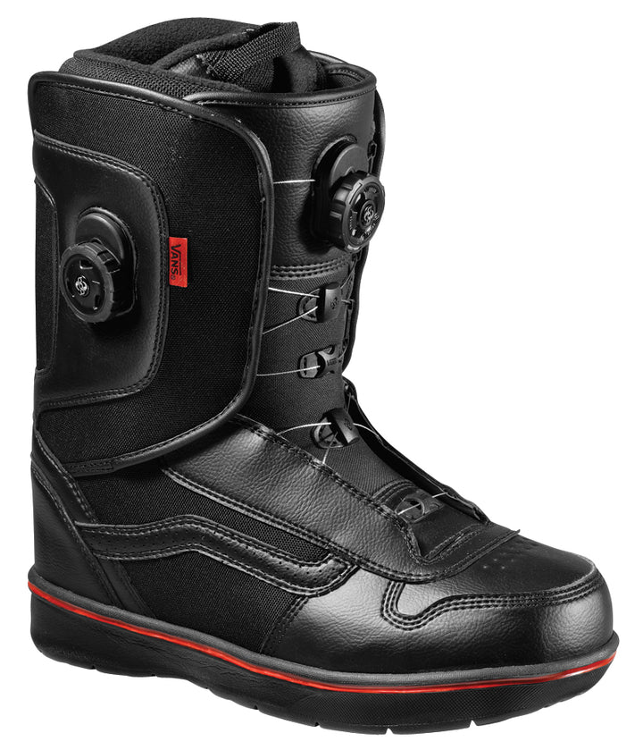 Vans Aura Snowboard Boots 2013 Black/Black Front View