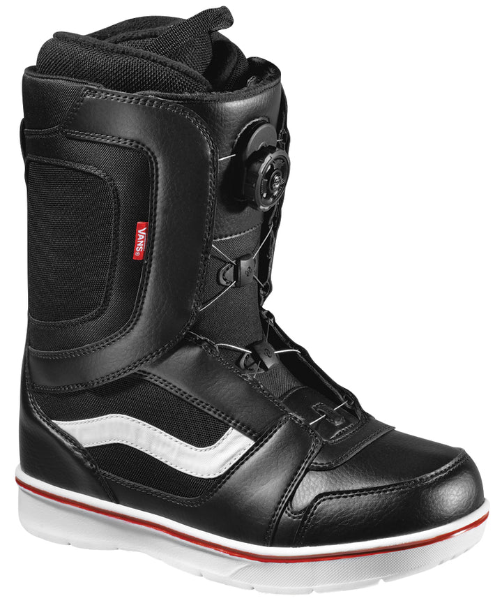 Vans Encore Snowboard Boots 2013 Black/White Front View