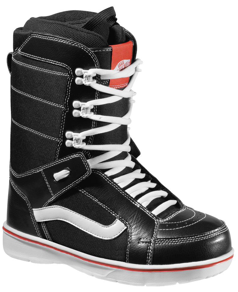 Vans Hi-Standard Snowboard Boots 2013 Black/White Front View