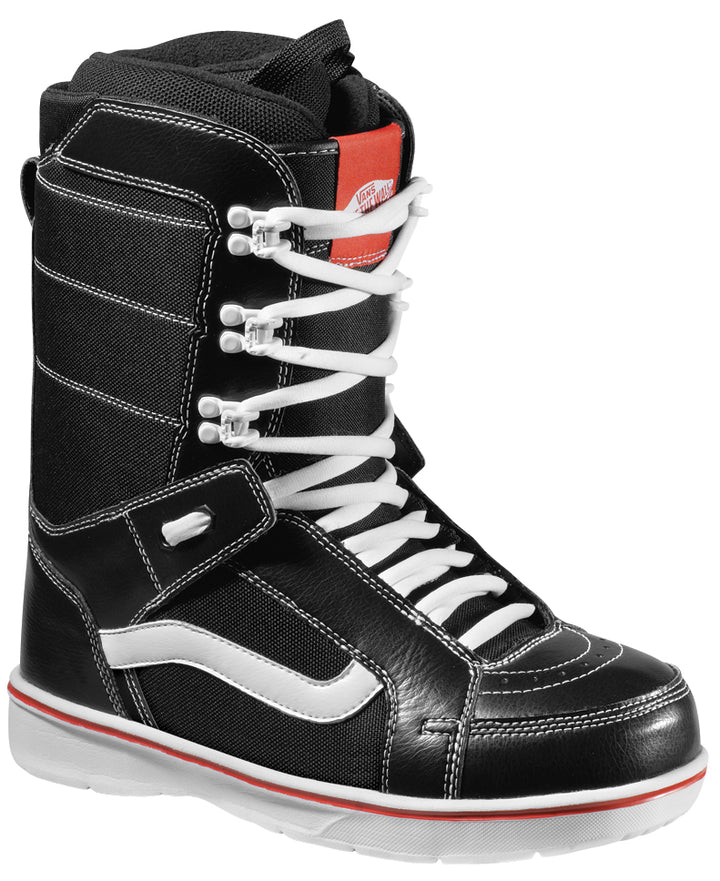 Vans Hi-Standard Snowboard Boots 2013 Black/White Front View