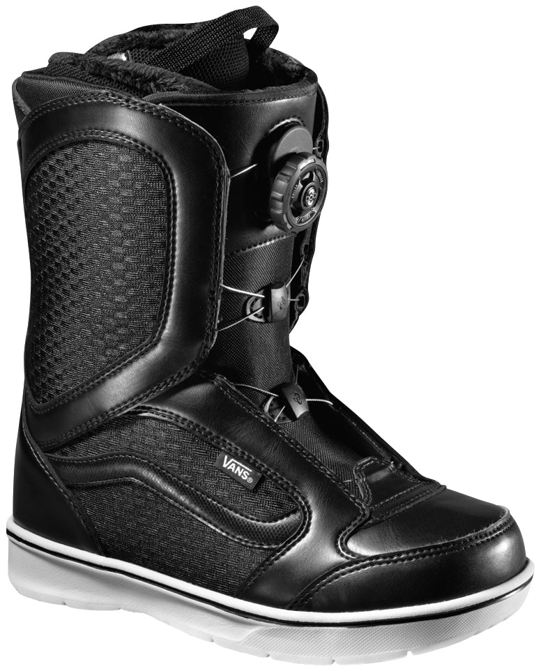 Vans Encore Snowboard Boots - Women's 2013 Black/White Front View