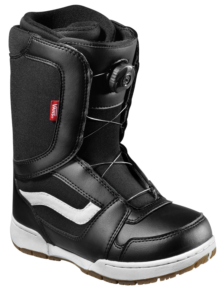 Vans Encore Snowboard Boots - Youth 2013 Black/White Front View