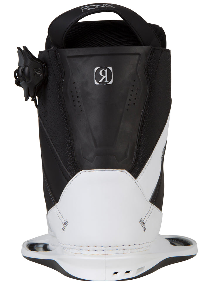 Ronix Preston Wakeboard Bindings 2013 White Buck Back View
