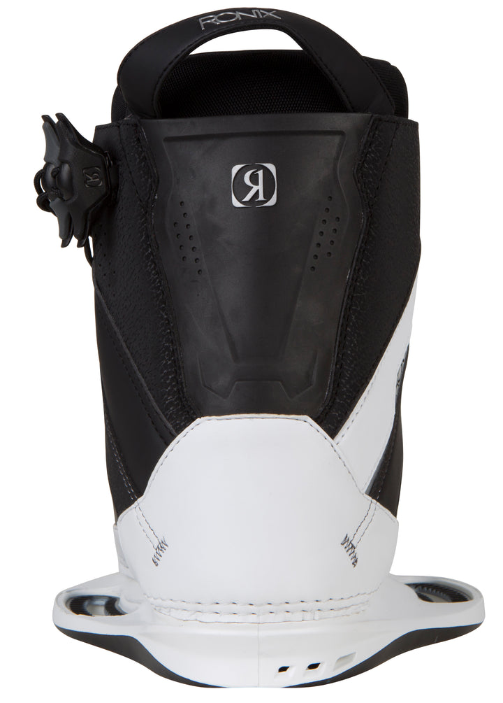 Ronix Preston Wakeboard Bindings 2013 White Buck Back View