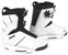 Ronix Preston Wakeboard Bindings 2013 White Buck Front View