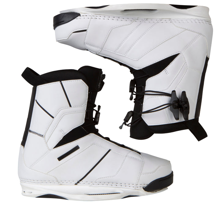 Ronix Preston Wakeboard Bindings 2013 White Buck Front View