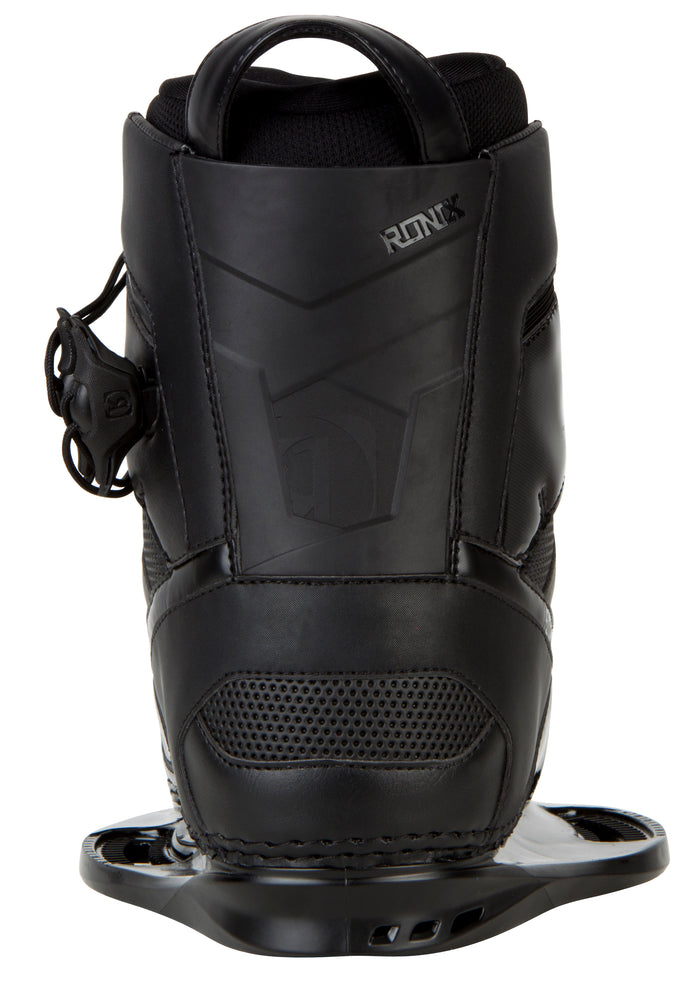 Ronix Code 55 Wakeboard Bindings 2013 Stealth/Discretion Back View