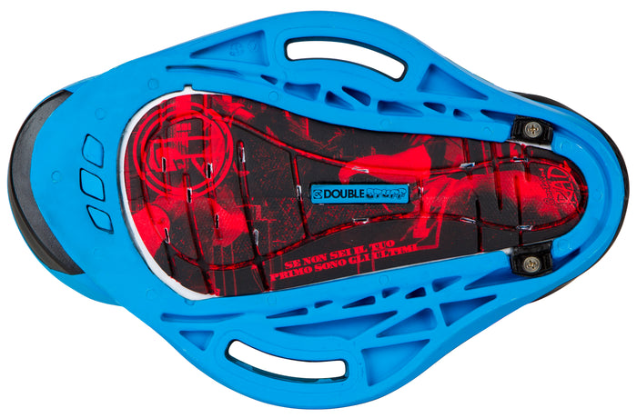 Ronix One Wakeboard Bindings 2013 Black/Azure/3D Base View