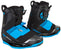 Ronix One Wakeboard Bindings 2013 Black/Azure/3D Front View