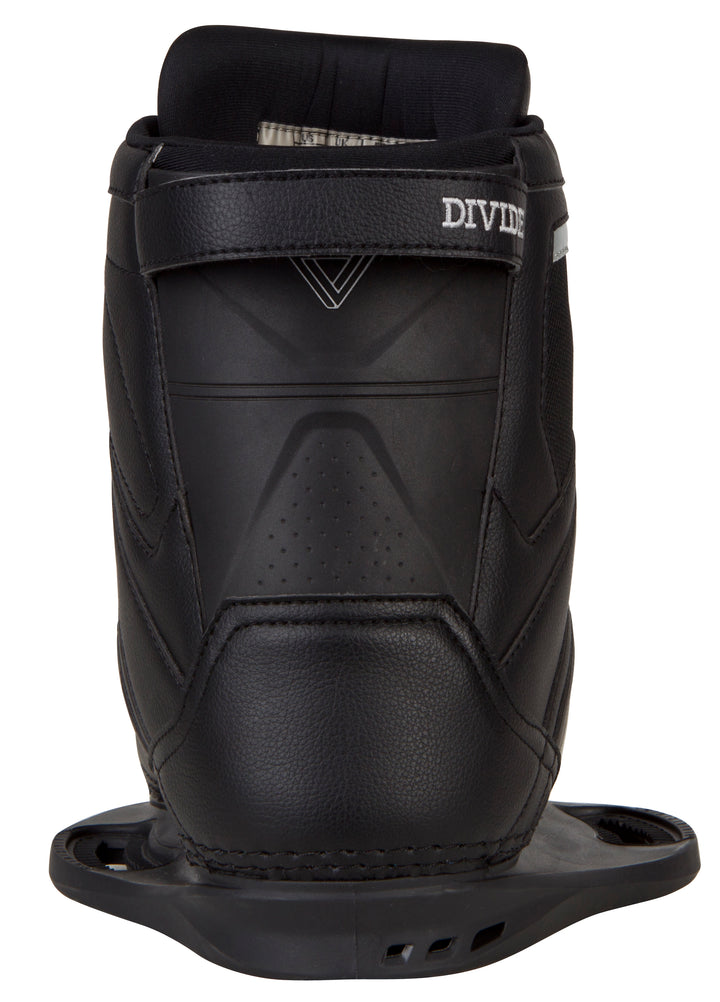 Ronix Divide Wakeboard Bindings 2013 Black/Silver Back View