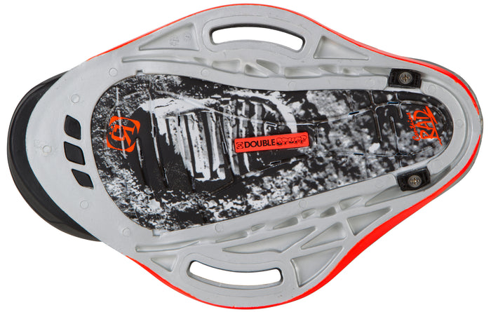 Ronix Parks Wakeboard Bindings 2013 Space Silver/The Juice Base View