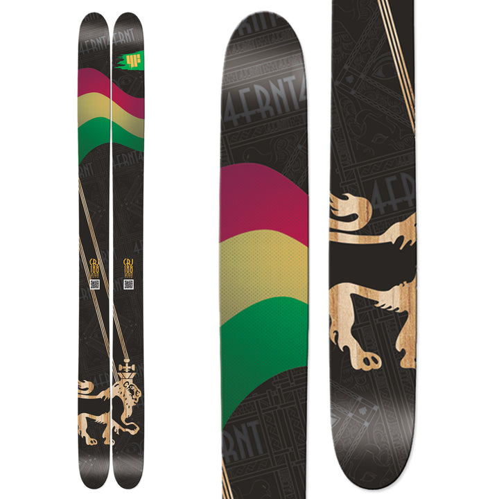 4FRNT CRJ Skis 2013 Front View