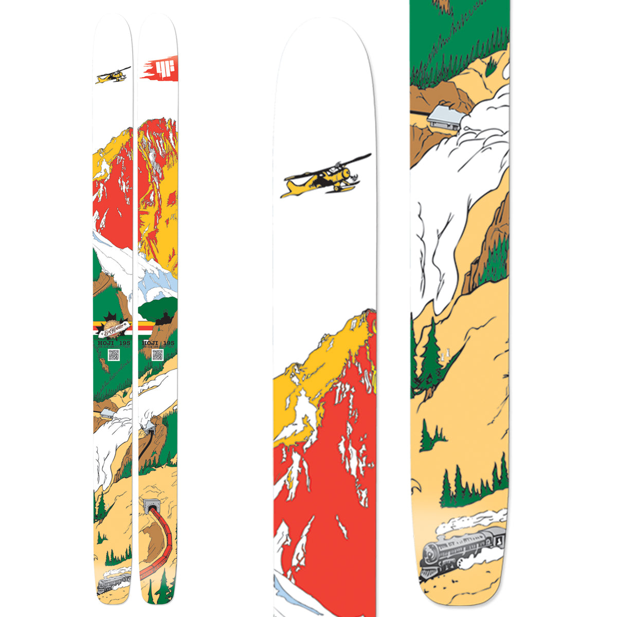 4FRNT Hoji Skis 2013 Front View