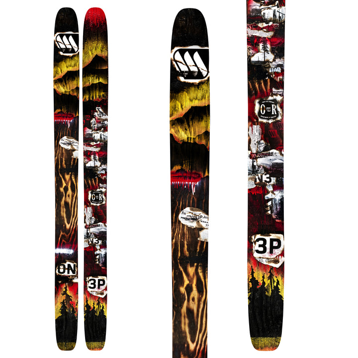 ON3P Cease and Desist Skis 2013 Front View