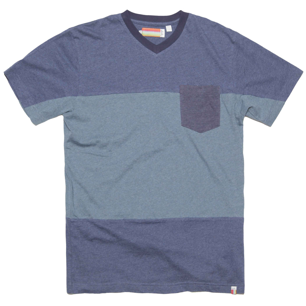 slvdr Pratt T Shirt Blues Front View