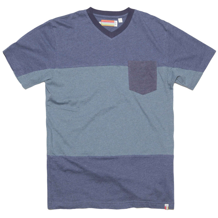 slvdr Pratt T Shirt Blues Front View