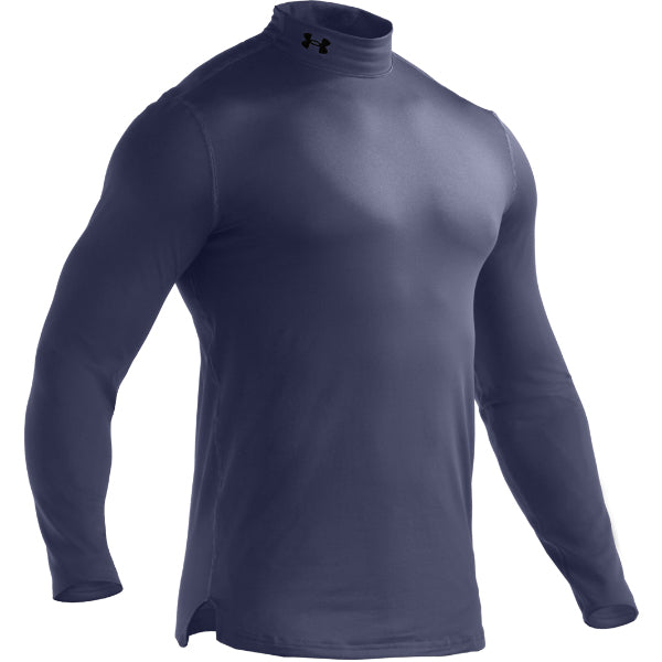 Under Armour UA Evo CG Mock Shirt Shadow/Black Front View