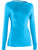 Under Armour UA Base 2.0 Crew Top - Women's Cortez/White Front View