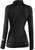 Under Armour UA Base 2.0 1/4 Zip Top - Women's Black/Cortez Back View