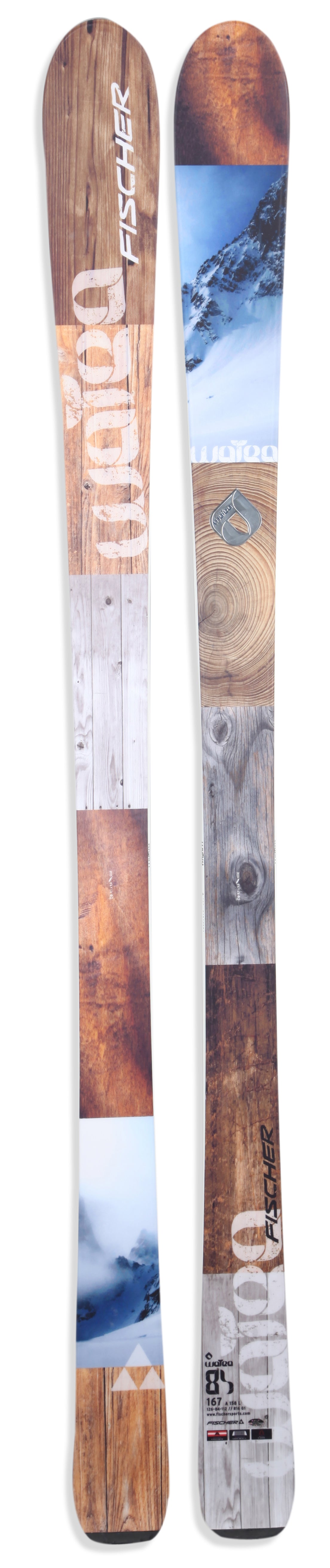 Fischer Watea 84 Skis 2013 Top View