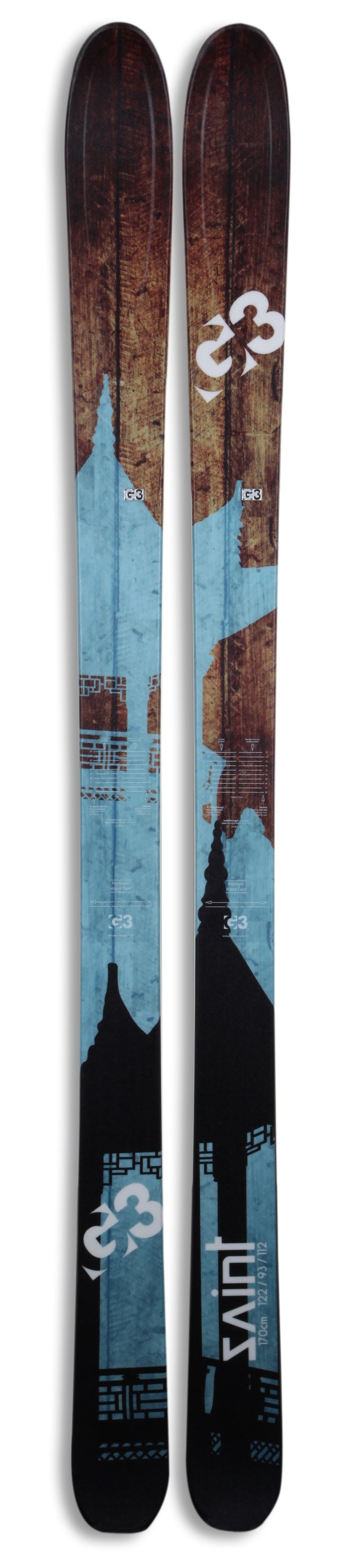 G3 Saint Skis 2013 Top View