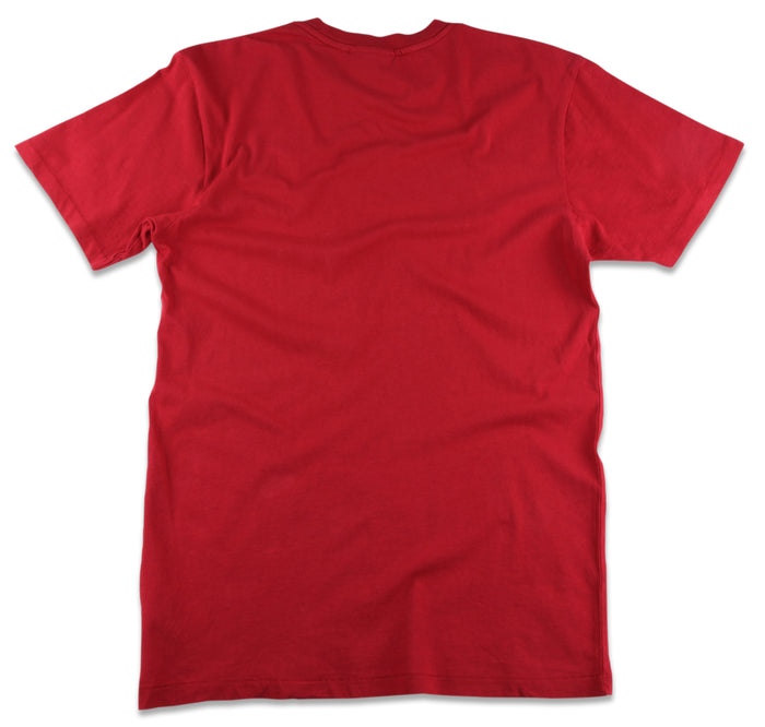 Wesc T Shirt Pompeian Red Back View
