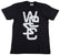 Wesc Overlay T Shirt Black Front View