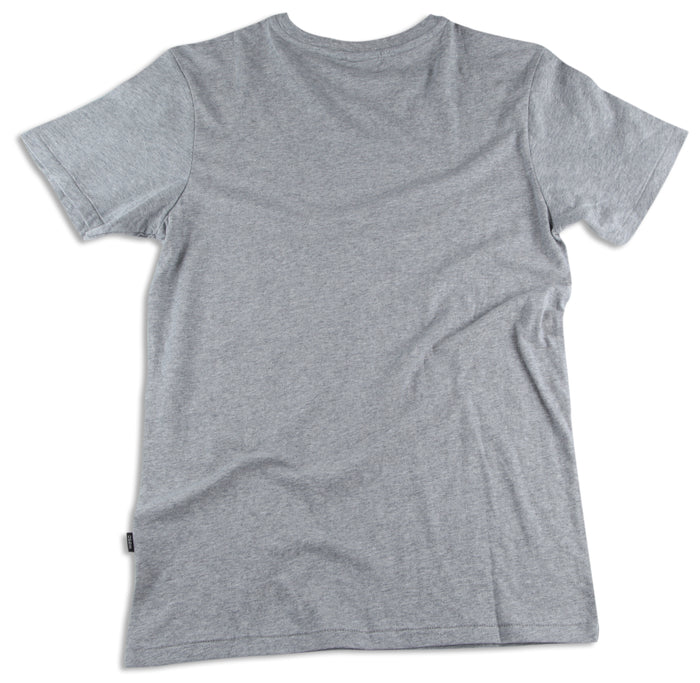 Wesc Barcode Stripe T Shirt Grey Melange Back View