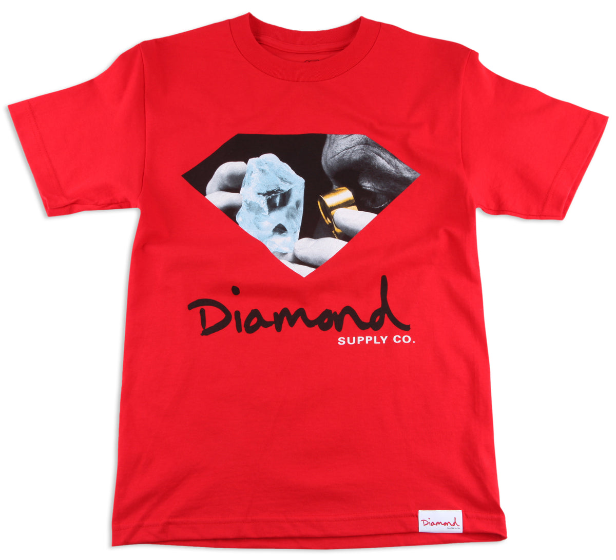 Diamond Supply Co. Scope T Shirt Red Front View