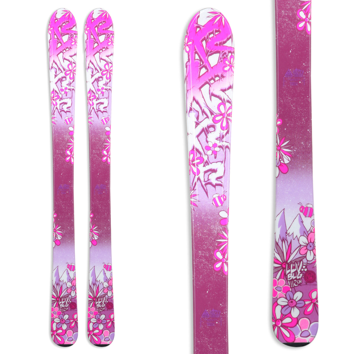 K2 Luv Bug Skis - Girl's 2014 Front View