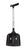 Arva Mini Ovo Shovel Black Front View