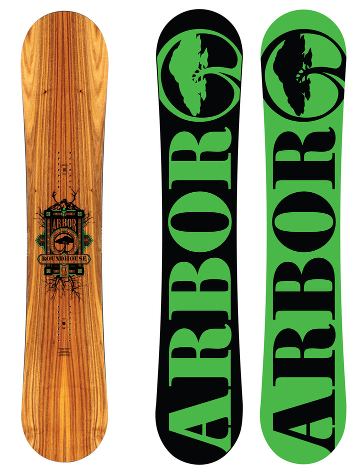 Arbor Roundhouse CX Snowboard 2013 Front View