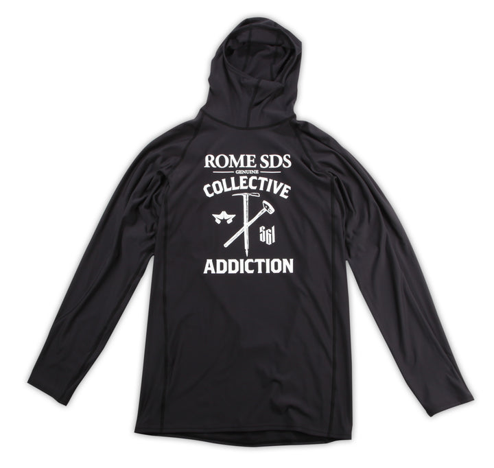 Rome Hammer Schloggin Hoodie Black Front View