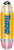 Krooked Zig Zagger 2 Kool 4 Skool Skateboard Deck Front View