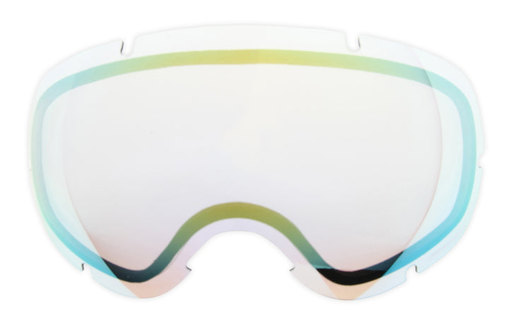 POC Lobes Goggle Lens Clear Gold Mirror Front View