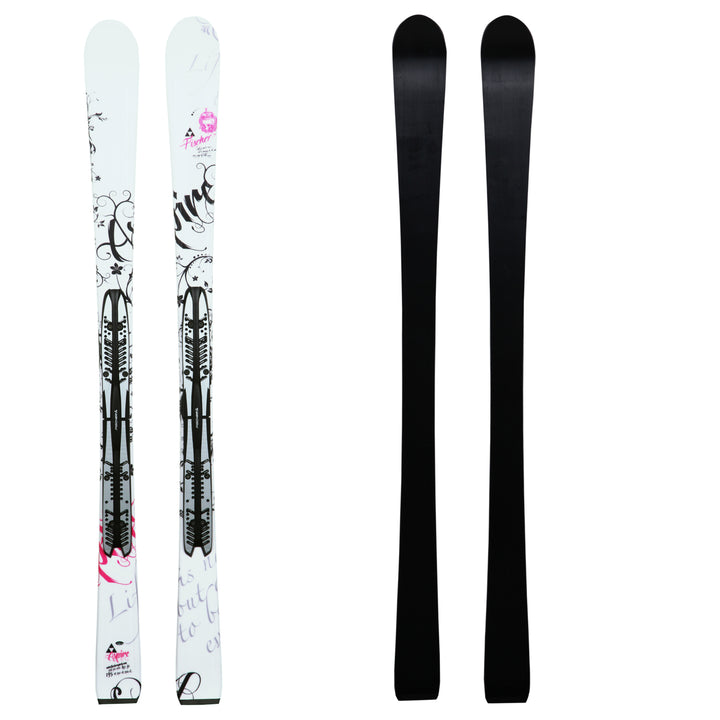 Fischer Aspire FP9 (White) Skis + RS 10 Bindings - Women's 2013 Base View