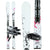 Fischer Aspire FP9 (White) Skis + RS 10 Bindings - Women's 2013 Front View