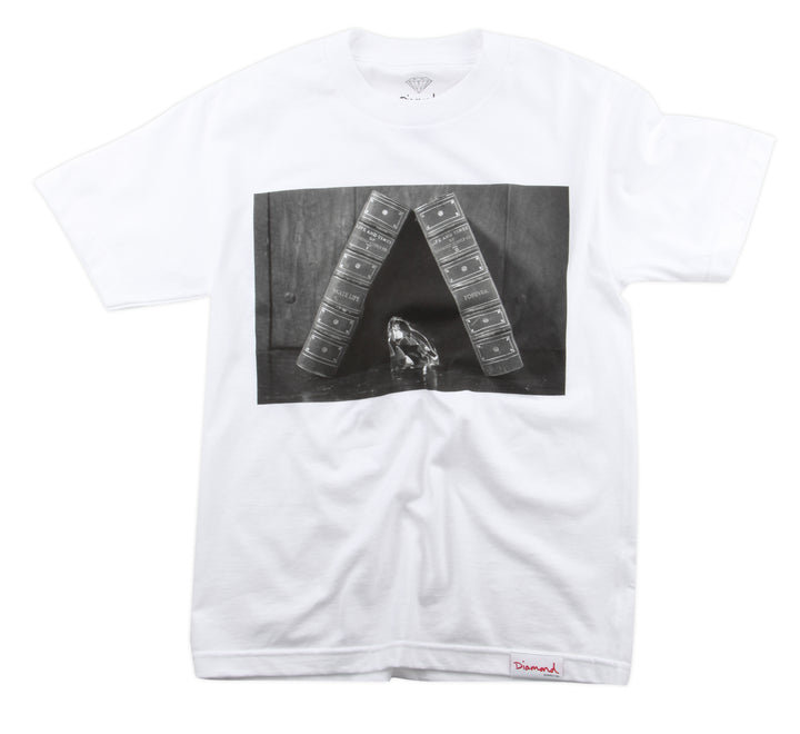 Diamond Supply Co. LIfe and Times T Shirt White Front View