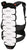 Pro Tec IPS Back Protector Black/Grey/Red Front View
