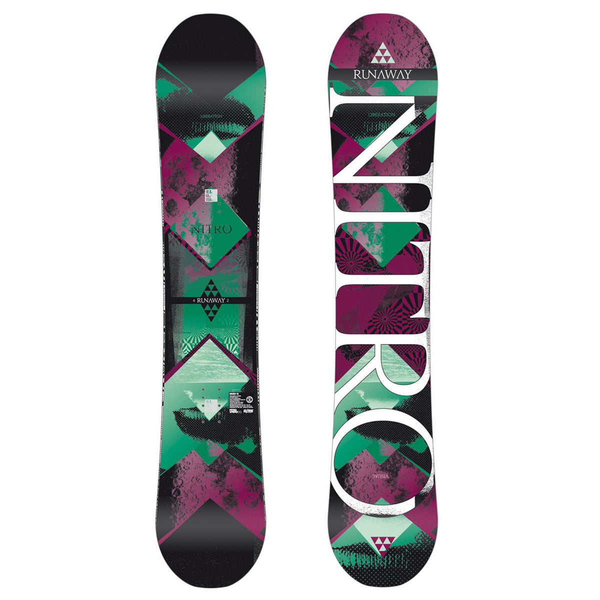 Nitro Runaway Snowboard - Women's 2012 Front View