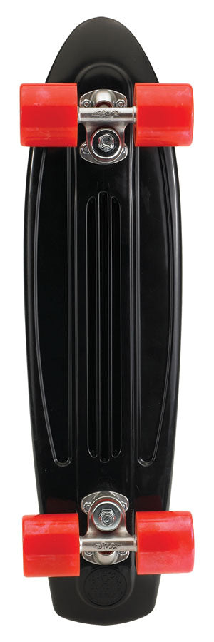 Santa Cruz Banana Board Complete Skateboard Black/Red Base View
