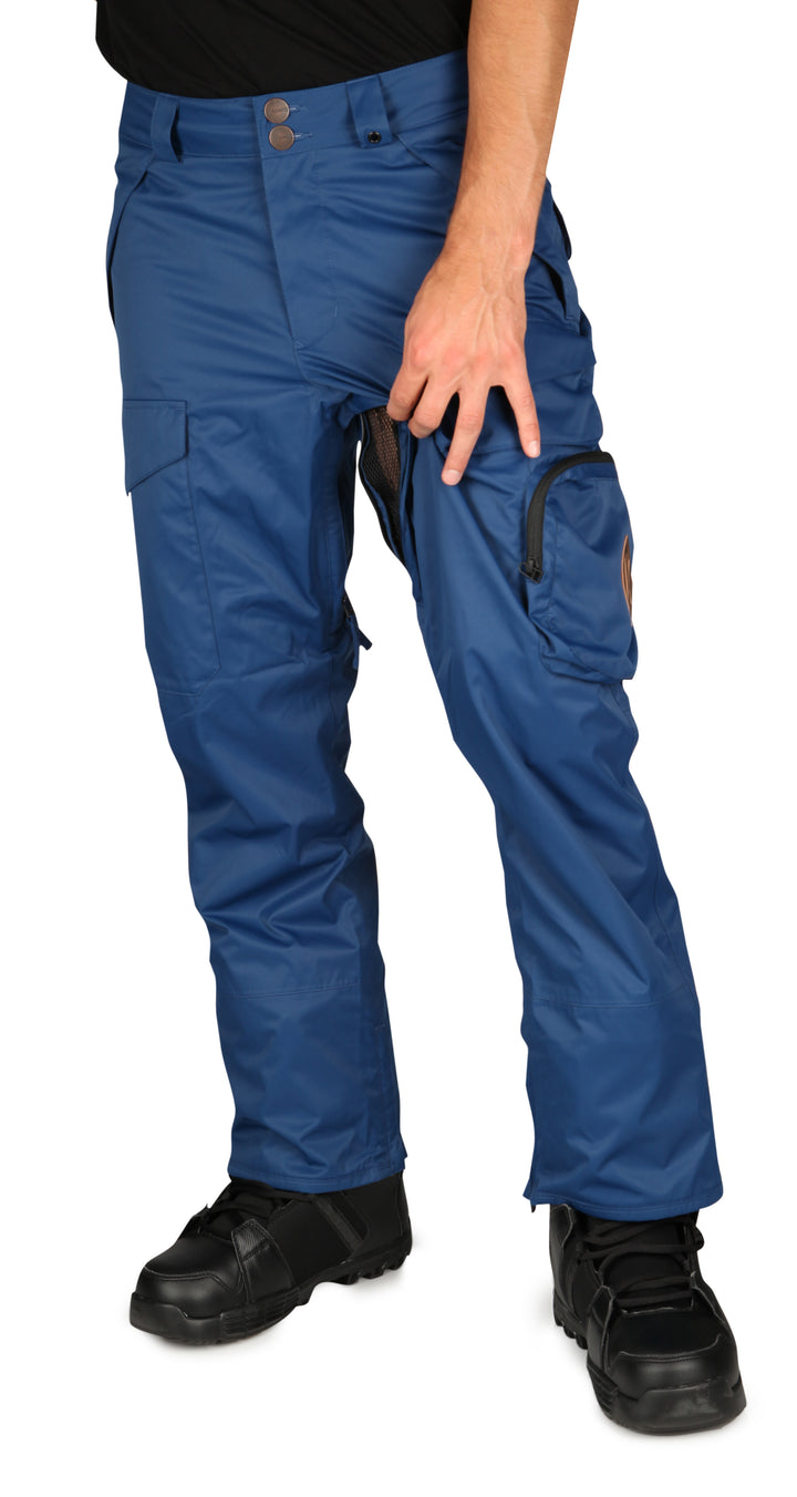 Analog Provision Pants River Blue Vent View